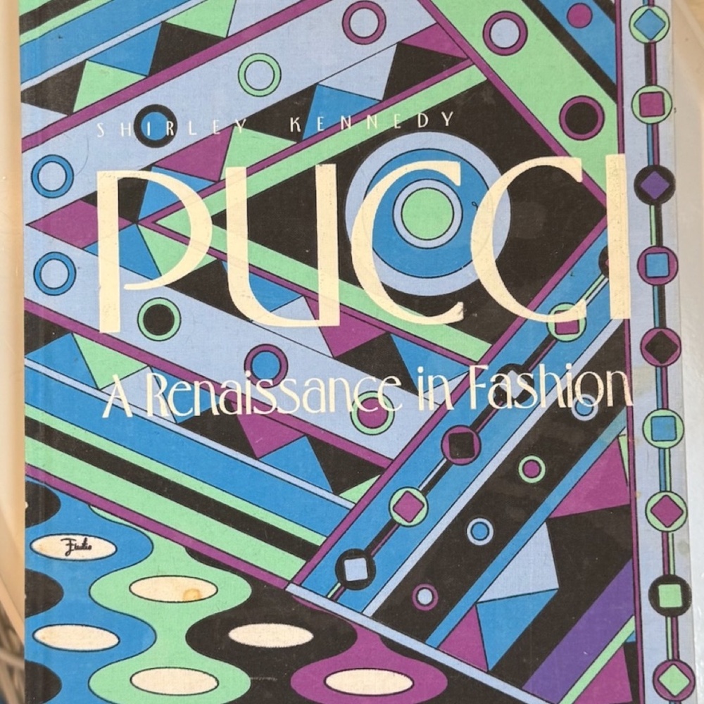 PUCCI HARDBACK BOOK vintage Emilio Pucci Shirley Kennedy A Renaissance in Fashio